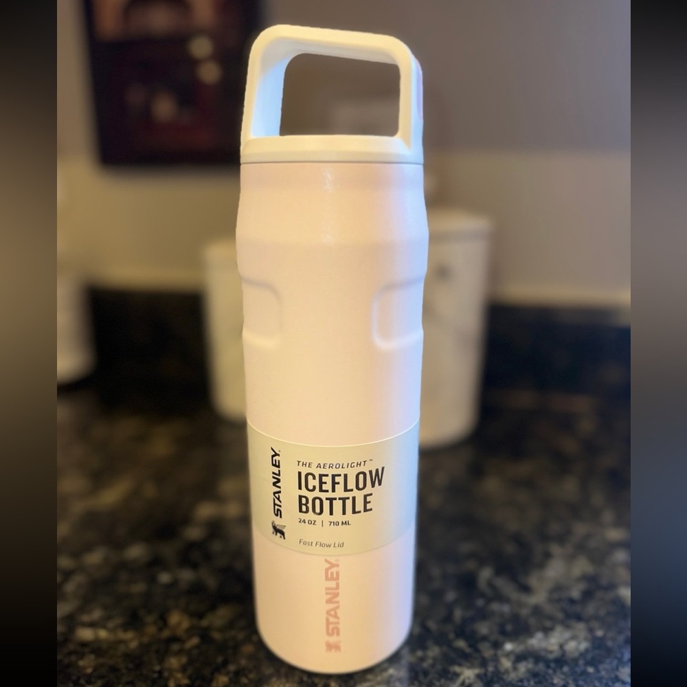 NEW Stanley 24oz IceFlow Bottle in Rose Quartz